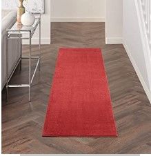 Photo 3 of 10 ft x 35 inch rug runway red carpet or home rug 