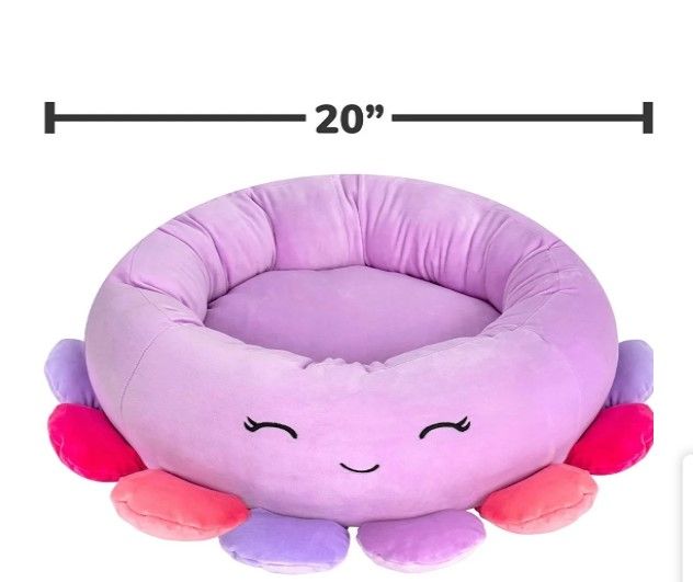 Photo 1 of  Sealed Squishmallow Beula the Octopus Pet Bed Small 20"