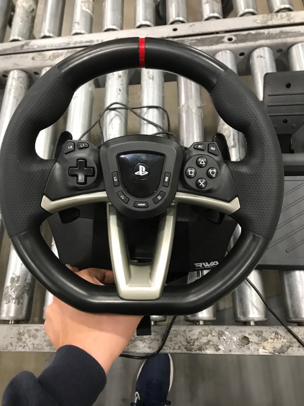 Photo 3 of HORI Racing Wheel Apex for Playstation 5, PlayStation 4 and PC - Officially Licensed by Sony - Compatible with Gran Turismo 7
