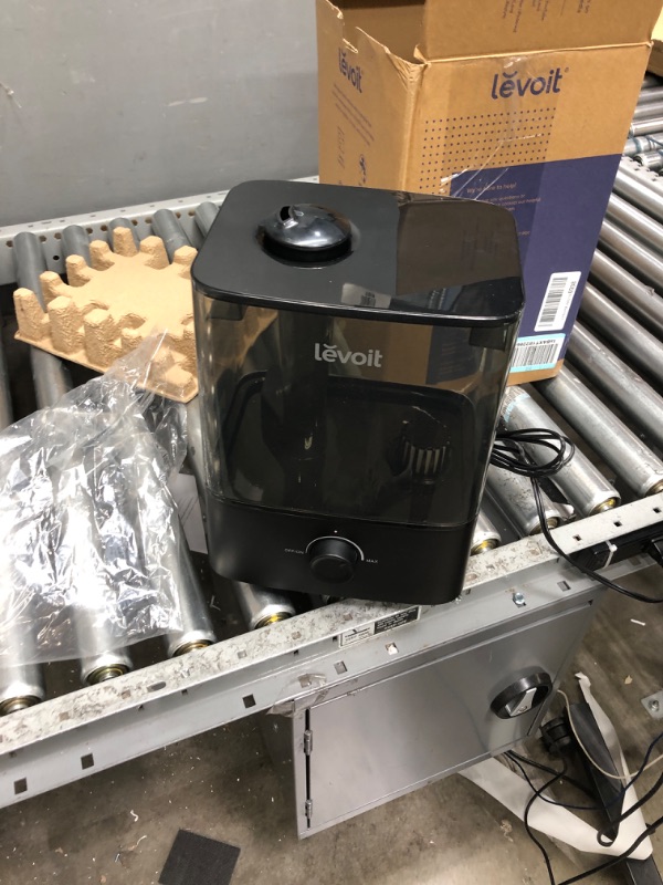 Photo 3 of LEVOIT 60-Hour Top Fill Humidifiers for Bedroom Large Room (6L) , Cool Mist Ultrasonic for Baby and Plants, Humidify 505 sq.ft for Whole Family, Quiet, Easy to Use and Clean, Auto Shut Off Black Humidifier