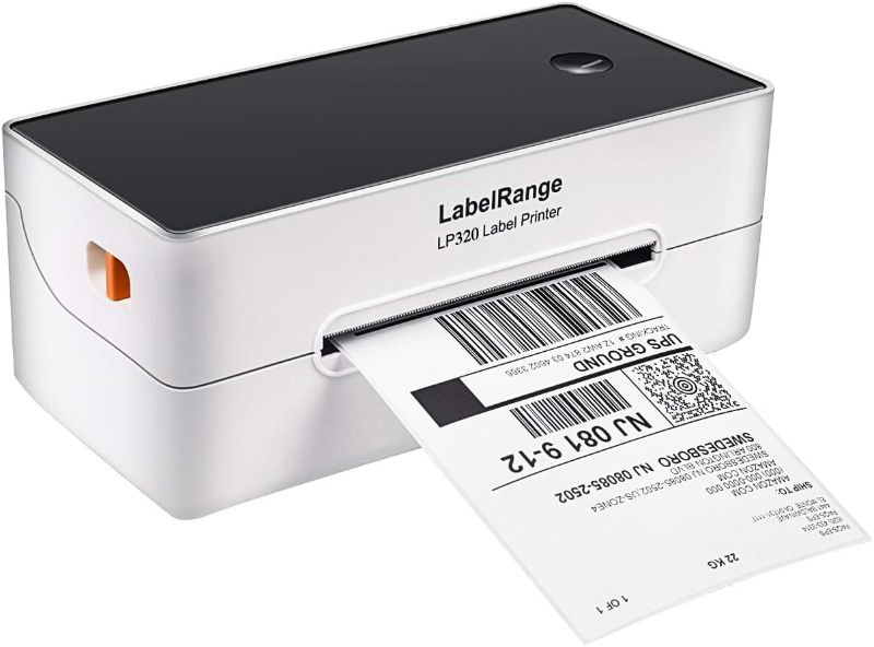 Photo 1 of ***POWERS ON***LabelRange LP320 Label Printer – High Speed 4x6 Shipping Label Printer, Windows, Mac, Linux and Chrome OS Compatible, Direct Thermal Printer Supports Shipping, Barcode, Household Labels and More