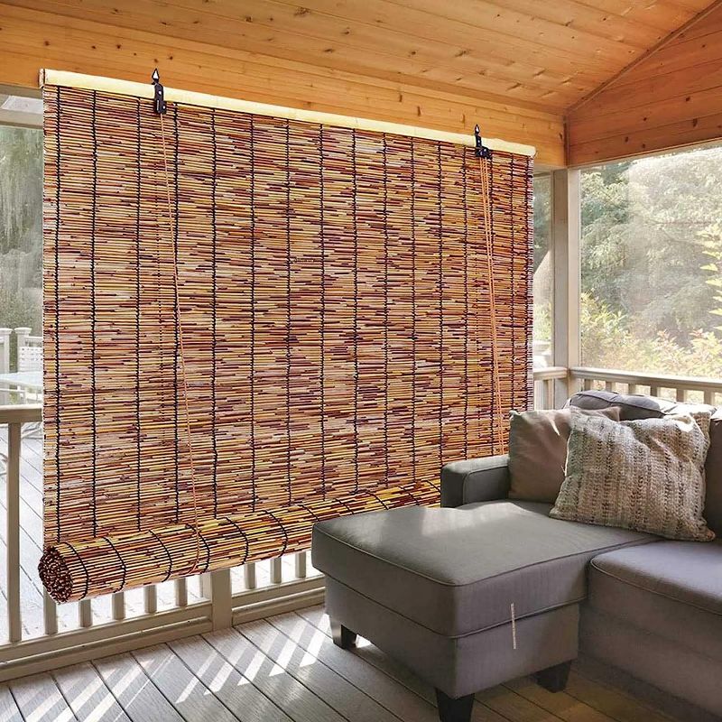 Photo 1 of 
Patio Shades Roll Up Outdoor, Bamboo Blinds for Outdoor Patio, Thernal Insulated 