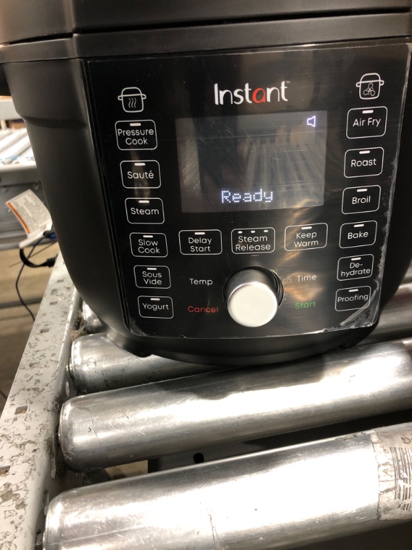 Photo 2 of ***CRACKED ON THE SIDE HARD TO OPENInstant Pot Duo Crisp Ultimate Lid, 13-in-1 Air Fryer and Pressure Cooker Combo, Sauté, Slow Cook, Bake, Steam, Warm, Roast, Dehydrate, Sous Vide, & Proof, App With Over 800 Recipes, 6.5 Quart 6.5QT Ultimate