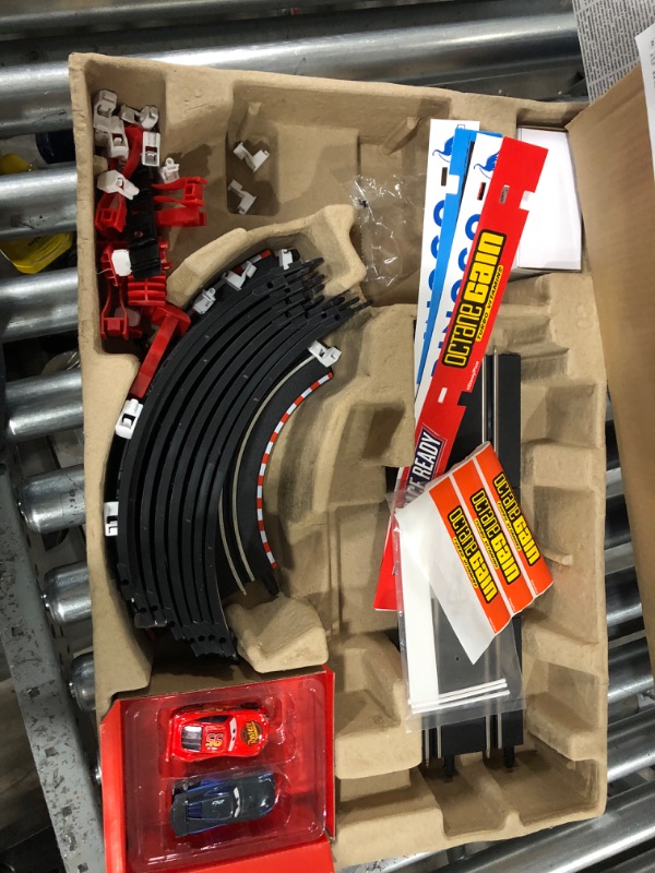 Photo 3 of Carrera GO 62476 Disney Pixar Cars Speed Challenge Electric Slot Car Racing Track Set 1:43 Scale Disney Cars Speed Challenge