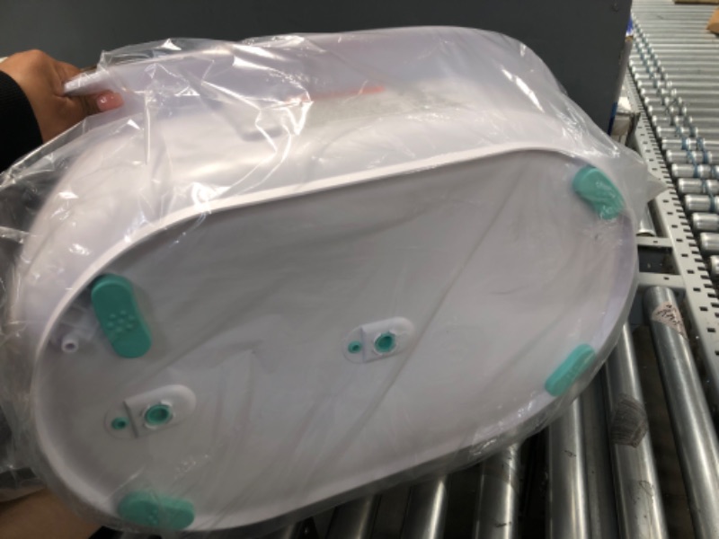 Photo 2 of 4-in-1 Grow-with-Me Bath Tub by Frida Baby Transforms Infant Bathtub to Toddler Bath Seat with Backrest for Assisted Sitting in Tub