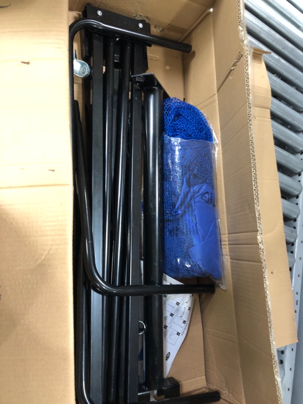 Photo 1 of JOOLA Rolling Table Tennis Ball Catch Net - Foldable Ping Pong Practice Net with Wheels, Collection Net for Ping Pong Robots, Serves and Multi-Ball Training