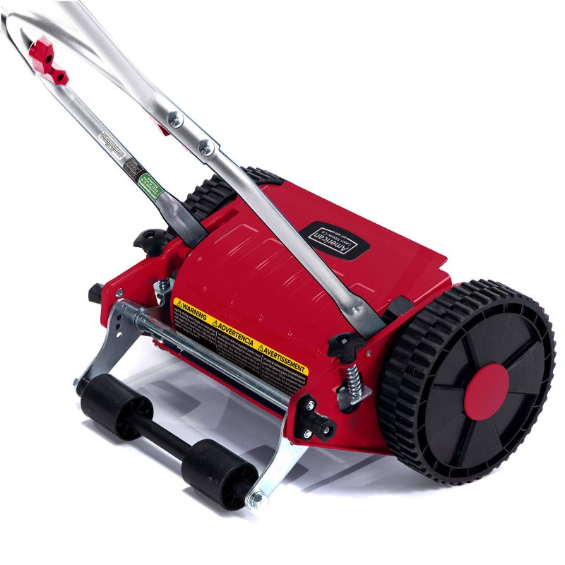 Photo 1 of 
American Lawn Mower Company 101-08 Youth Grass Shark 8-Inch 5-Blade Manual Push Reel Lawn Mower, Red