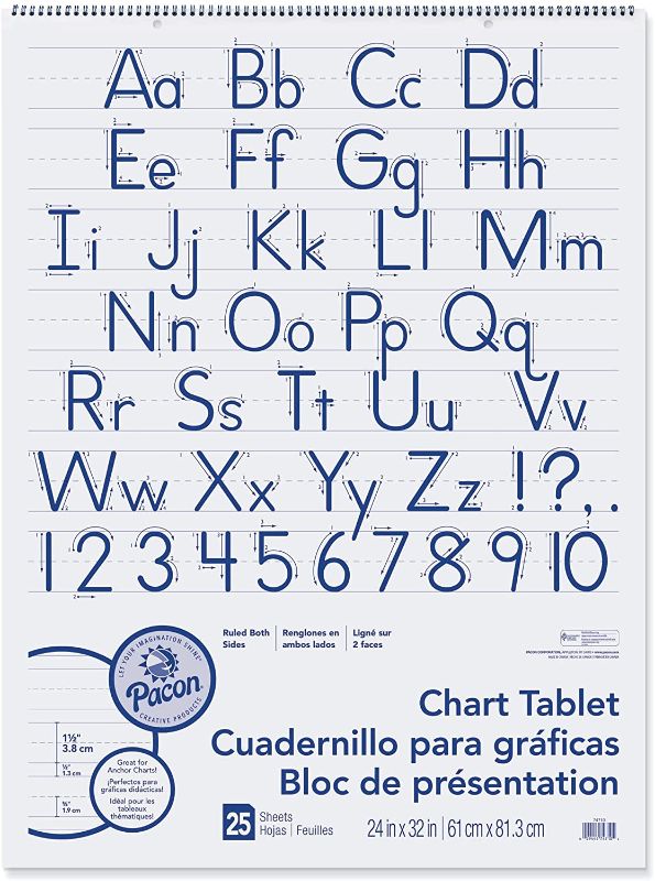 Photo 1 of Pacon® Chart Tablet, 24" x 32", 1 1/2" Ruled, 25 Sheets