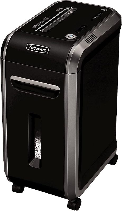 Photo 1 of Fellowes Powershred 99Ci 18-Sheet Capacity, 100% Jam Proof Cross-Cut Paper Shredder, Black/Gray
Style:18 Sheet
Pattern Name: Shredder