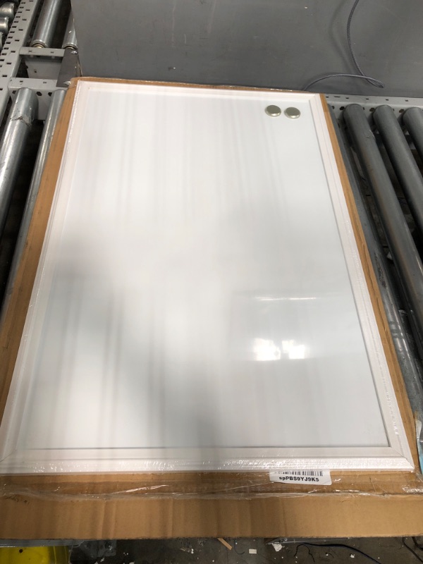 Photo 2 of U Brands Magnetic Dry Erase Board, 20 x 30 Inches, White Wood Frame (2071U00-01) 20'' x 30''