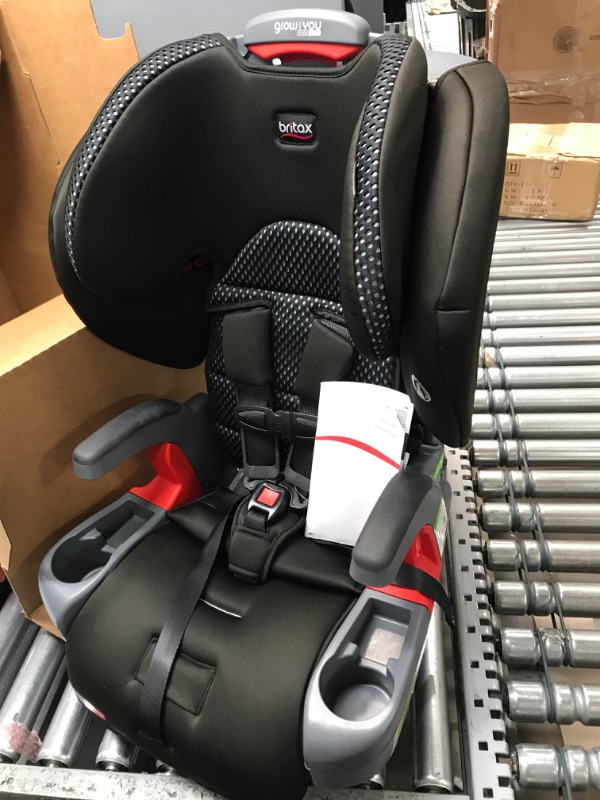 Photo 2 of Britax Grow with You ClickTight Harness-2-Booster Car Seat, Cool Flow Gray ClickTight Cool Flow Gray