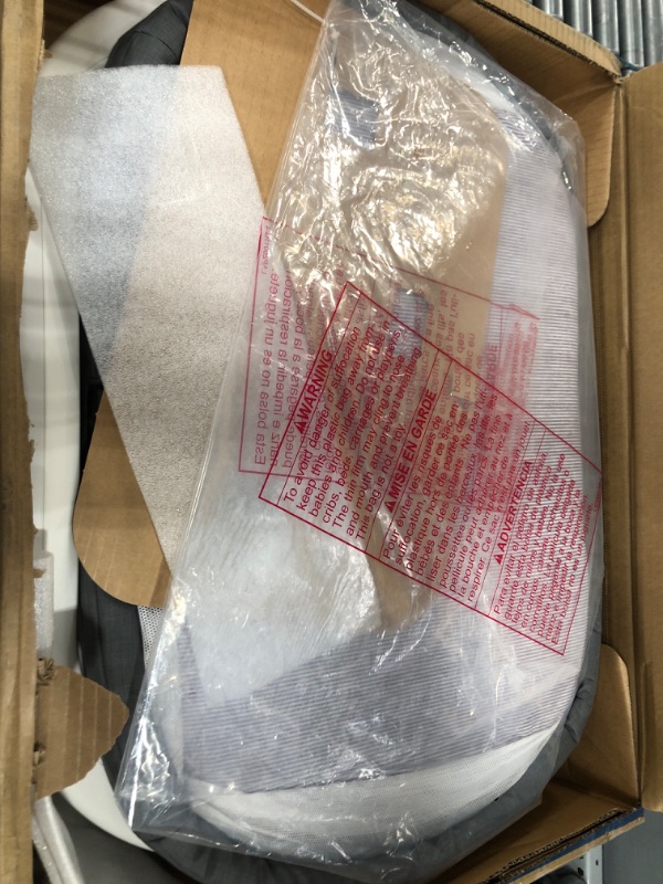 Photo 1 of **USED** MISSING PARTS** Graco Sense2Snooze Bassinet with Cry Detection Technology | Baby Bassinet Detects and Responds to Baby's Cries to Help Soothe Back to Sleep 