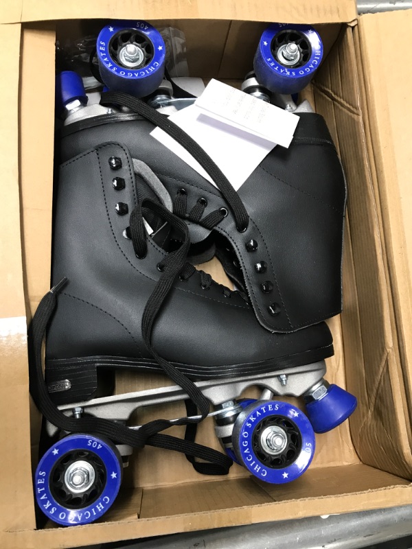 Photo 2 of CHICAGO SKATES Men's Classic Roller Skates - Premium Black size 8