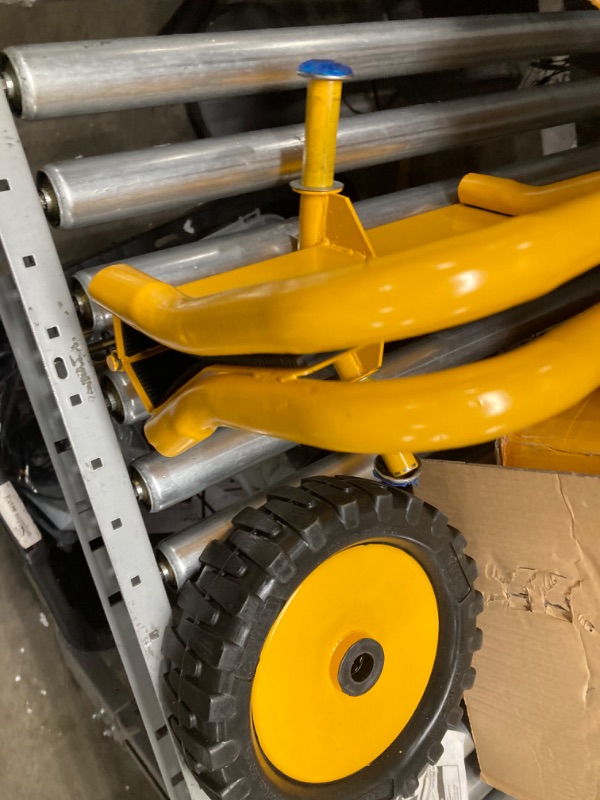 Photo 2 of **MISSING ONE TIRE***
Dewalt Door Dolly Panel Mover, 1,200-Pound Weight Capacity, up to 3.13-Inches Width Capacity, 12-Inch No-Flat Wheels, Move Sheetrock, Plywood, OSB, Doors and More (DXWT-PS200) Standard Dolly