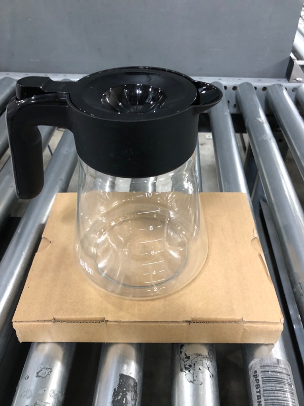 Photo 1 of Braun BRSC008 MultiServe Coffee Machine 10 cup Replacement Carafe, Black