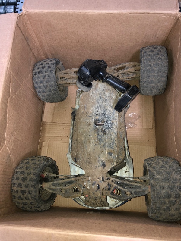 Photo 5 of ***dirty*** ARRMA RC Truck 1/8 KRATON 6S V5 4WD BLX Speed Monster Truck with Spektrum Firma RTR, Blue, ARA8608V5T2