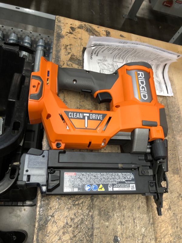 Photo 4 of 18V Brushless Cordless 18-Gauge 2-1/8 in. Brad Nailer (Tool Only) with CLEAN DRIVE Technology
