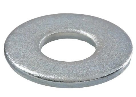 Photo 1 of 1/4 in. Zinc Flat Washer (100-Pack) 2pack