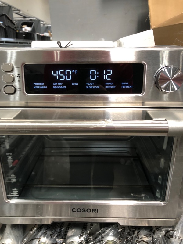 Photo 2 of 
COSORI Air Fryer Toaster Oven Combo, 12-in-1 Convection Ovens Countertop, Stainless Steel, Smart, 6-Slice Toast, 12-inch Pizza, with Bake, Roast, Broil,