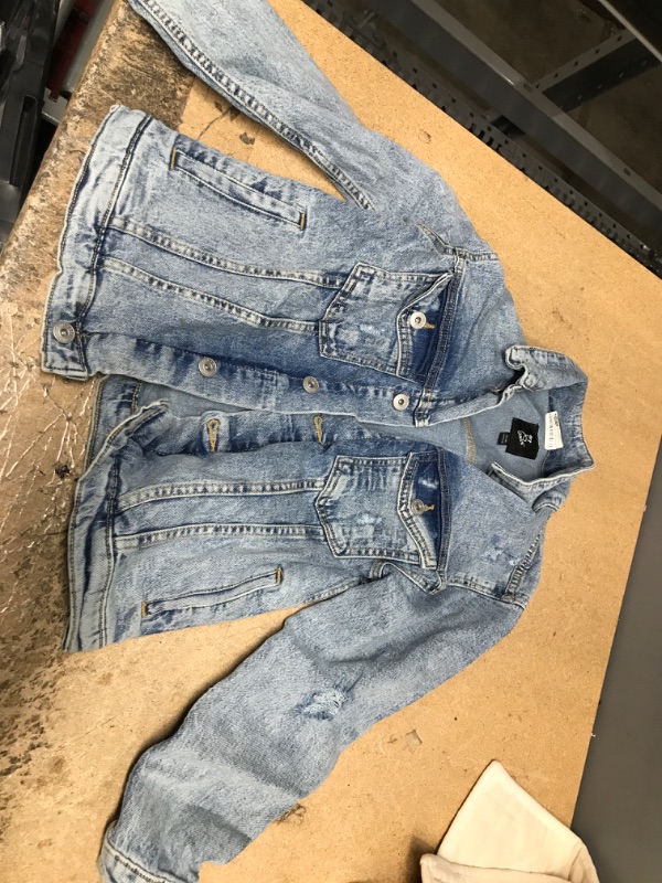 Photo 1 of Kids' Oversized Denim Jacket - art class™ Size 7/8 

