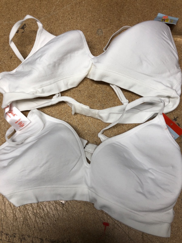 Photo 2 of (pack of 2) Girls&#39; Seamless Wire-Free Hybrid Bra - Cat &#38; Jack&#8482; White 36A
