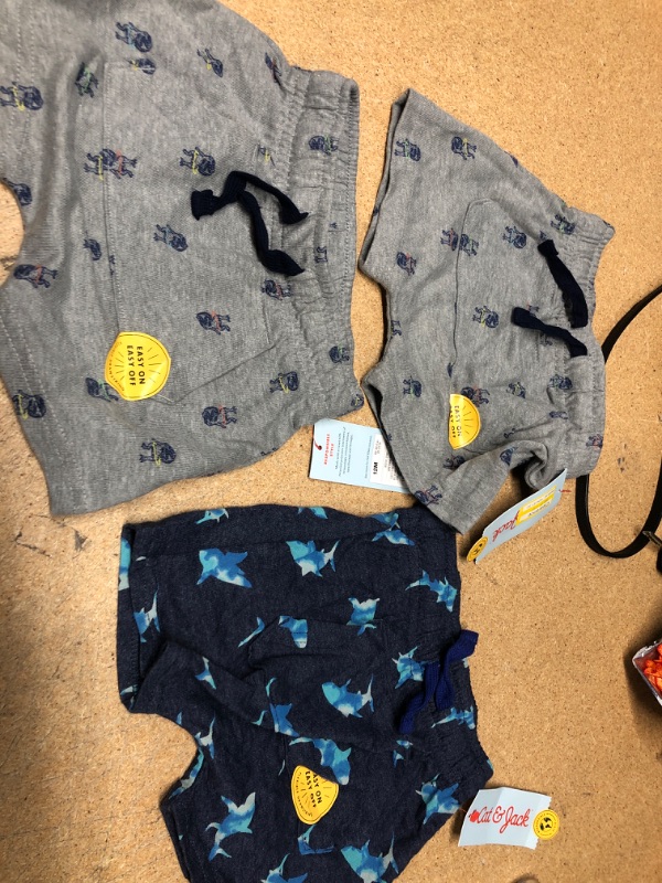 Photo 1 of 3 pack boy shark shorts 12M