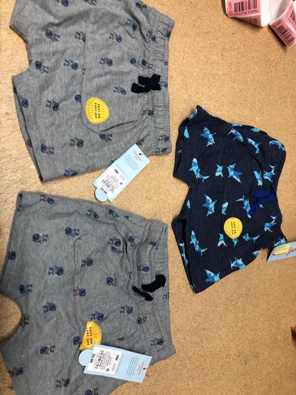 Photo 1 of 18M boy shark shorts (3 pack) 