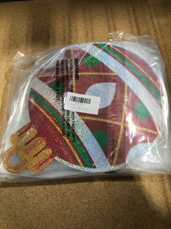 Photo 1 of 8Pcs Christmas Reflective Ball Ornaments Yard Signs Outdoor Lawn Decorations,Xmas Tree Ornaments Balls,Christmas Decorations Hanging Ornaments Ball for Christmas Themed Party/Festive Atmosphe. Multi Color