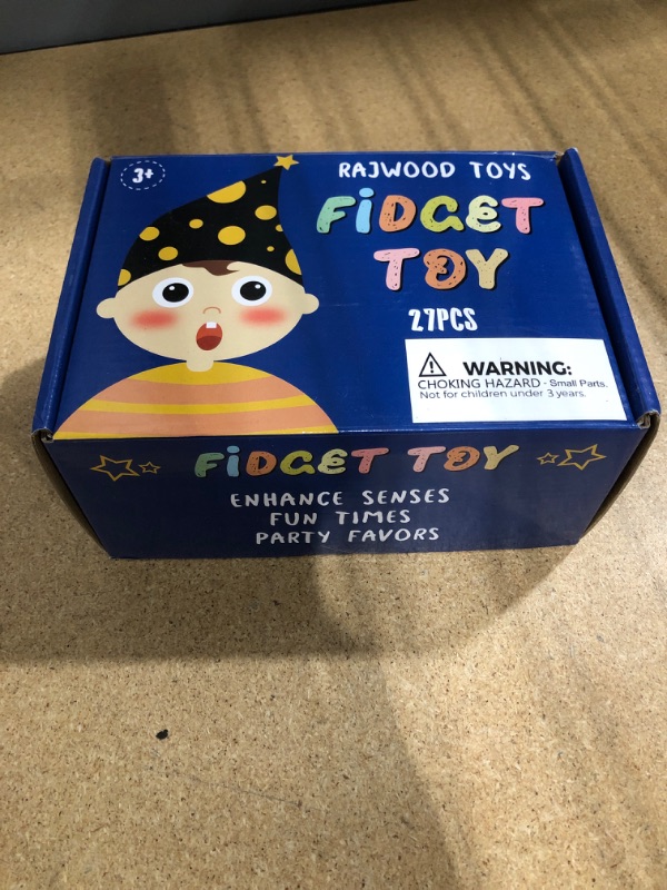 Photo 1 of 27 Pack Sensory Toys Set, Relieves Stress and Anxiety Fidget Toy for Children / Individuals with Autism & Adults, Special Toys Assortment for Birthday Party Favors, Classroom Rewards Prizes, and More
