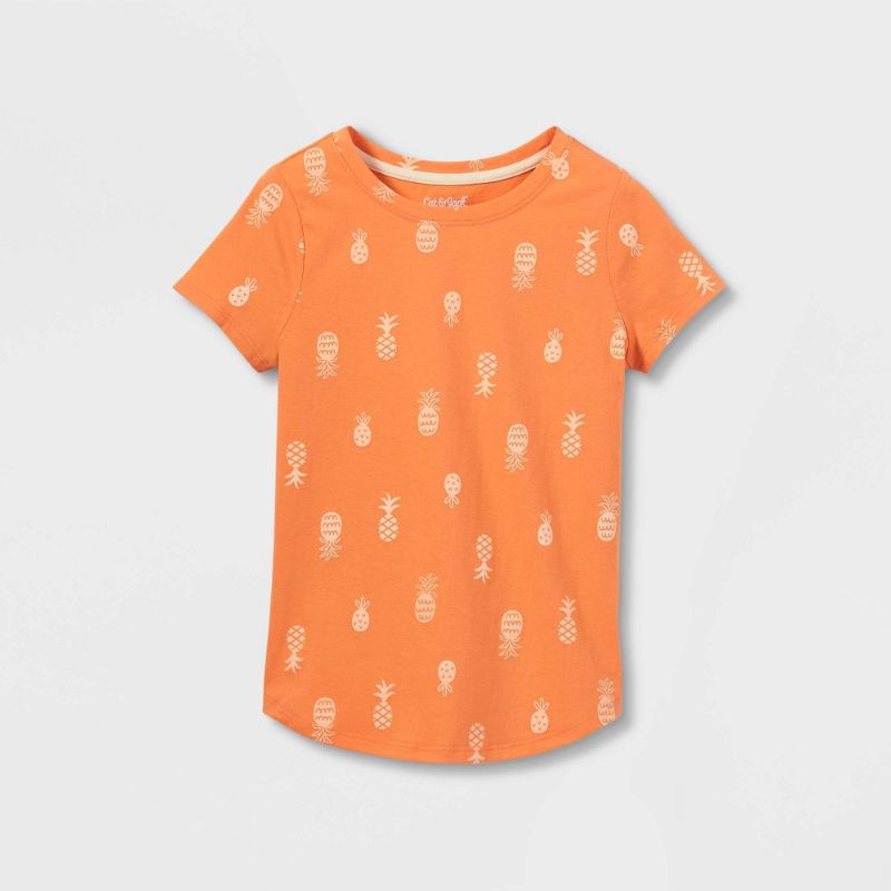 Photo 2 of (Size XS 4/5)
Girls' Short Sleeve Flamingos Printed T-Shirt - Cat & Jack™
Girls' Short Sleeve Pineapple Printed T-Shirt - Cat & Jack™
Girls' Short Sleeve Love Freely T-Shirt - Cat & Jack™