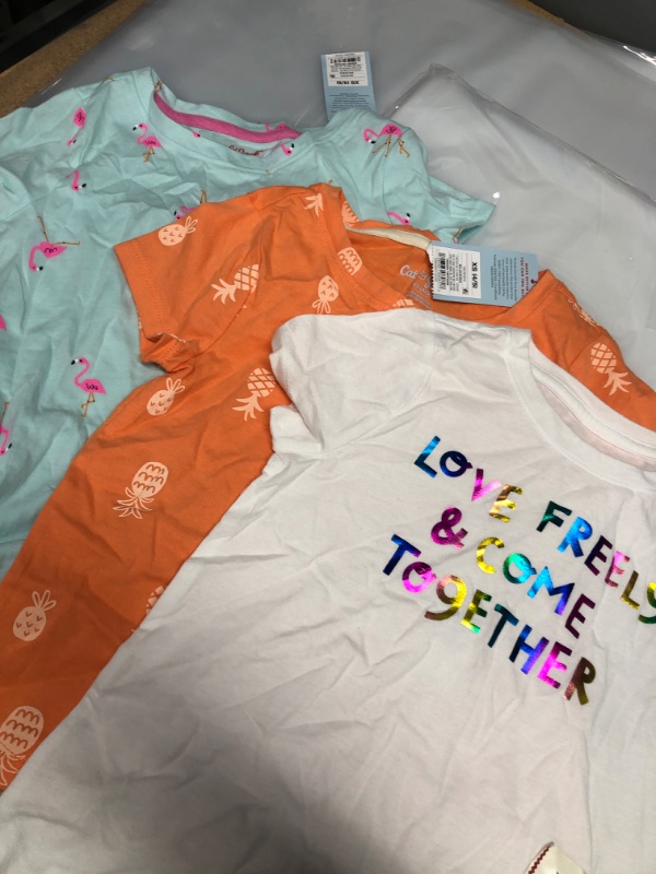 Photo 4 of (Size XS 4/5)
Girls' Short Sleeve Flamingos Printed T-Shirt - Cat & Jack™
Girls' Short Sleeve Pineapple Printed T-Shirt - Cat & Jack™
Girls' Short Sleeve Love Freely T-Shirt - Cat & Jack™