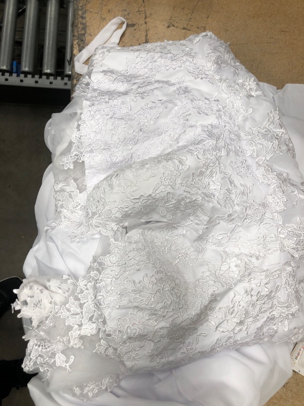 Photo 1 of Anna's Bridal Long Sleeve Wedding Dresses for Bride 2022 Lace Beach Boho Bridal Gowns size 16
