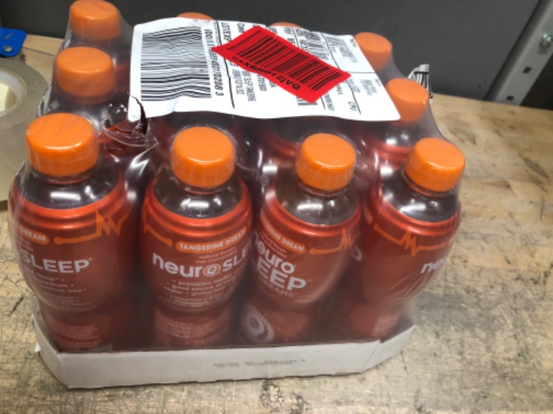 Photo 2 of *** EXP 02/13/2023 *** neuroSLEEP | Tangerine Dream | Functional Beverage for Restful Sleep, Non-Carbonated; 14.5 Fl Oz (Pack of 12) SLEEP Tangerine Dream