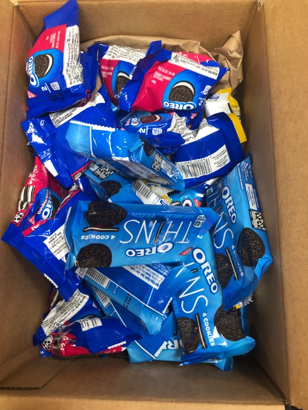 Photo 1 of *** EXP MARCH 04, 2023 *** OREO Cookies Variety Pack, OREO Original, OREO Golden, OREO Double Stuf & OREO Thins, 56 Snack Packs
