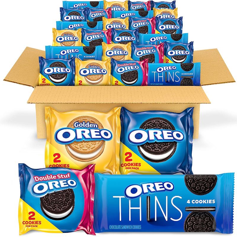 Photo 3 of *** EXP MARCH 04, 2023 *** OREO Cookies Variety Pack, OREO Original, OREO Golden, OREO Double Stuf & OREO Thins, 56 Snack Packs
