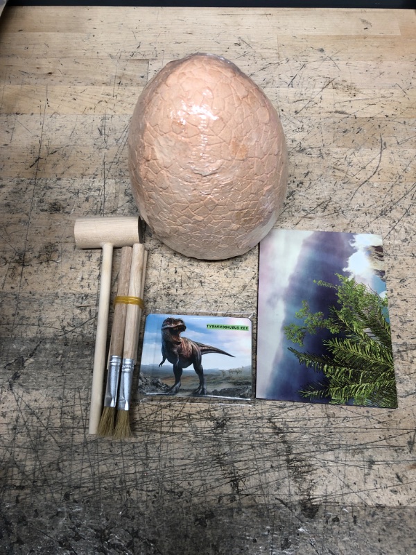 Photo 1 of Alyoen Dino Egg Dig Kit, Jumbo Dino Egg Dig with 13 Suprise Dinosaur Egg Toys in One Giant Filled Eggs, Dinosaur Eggs Excavation Kits for Kids 3-7, Boys Archaeology Science STEM Christmas/Xmas Gifts