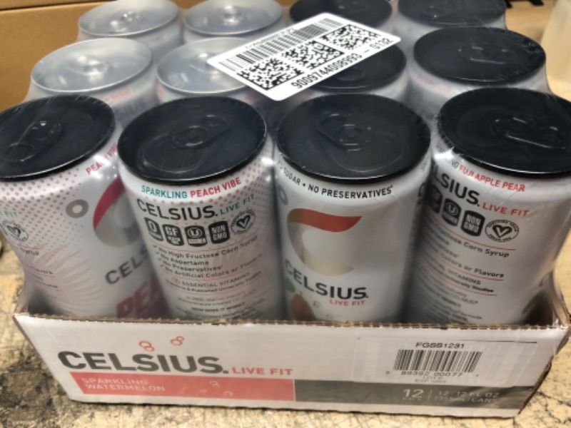 Photo 2 of *** EXP 02/23 *** CELSIUS Essential Energy Drink, 12 Fl Oz, Official Variety Pack (Pack of 12) Official Variety Pack 12 Fl Oz (Pack of 12)