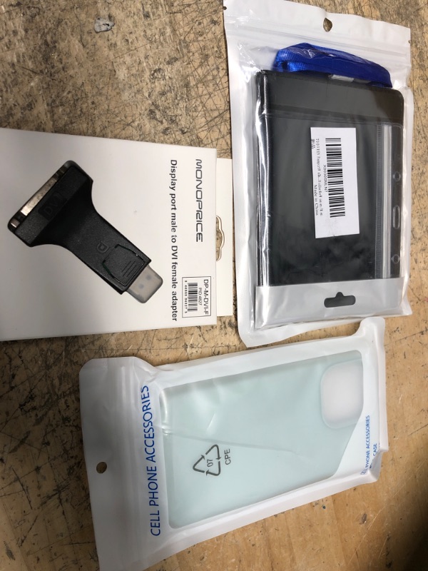 Photo 1 of 3 ITEMS, ADAPTER, PHONE CASE PASSPORT HOLDER BUNDLE