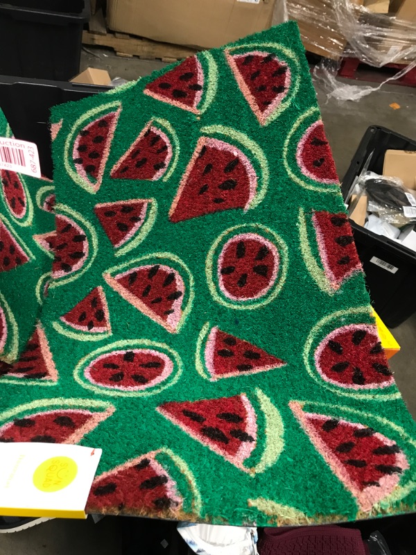 Photo 2 of 16x26 Watermelon Doormat Green - Sun Squad