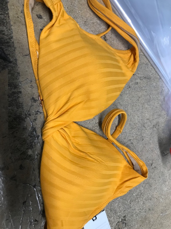 Photo 1 of bikini top yellow 32B