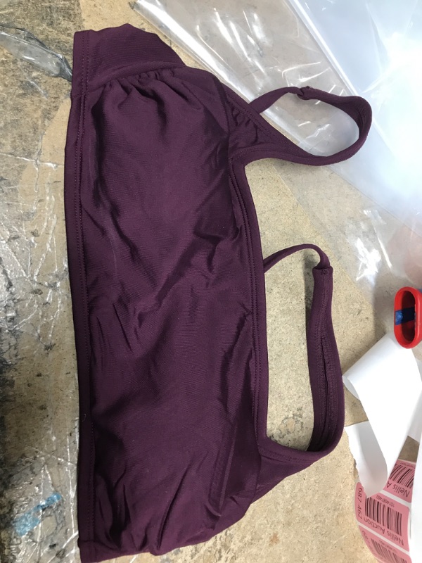 Photo 1 of bikini top burgundy M(8-10)