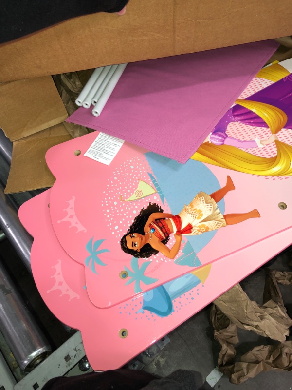 Photo 2 of ***missing hardware/parts*** Delta Children Design & Store 6 Bin Toy Storage Organizer, Disney Princess