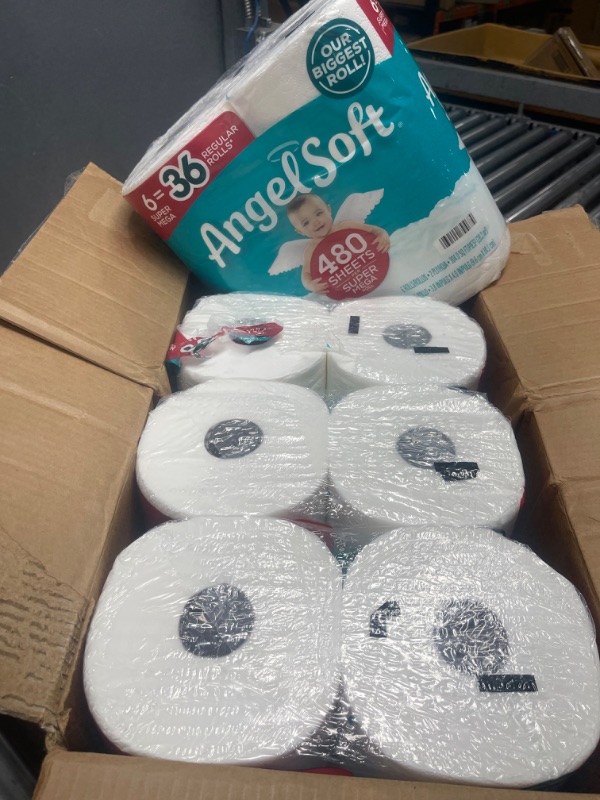 Photo 2 of Angel Soft Toilet Paper, 24 Super Mega Rolls