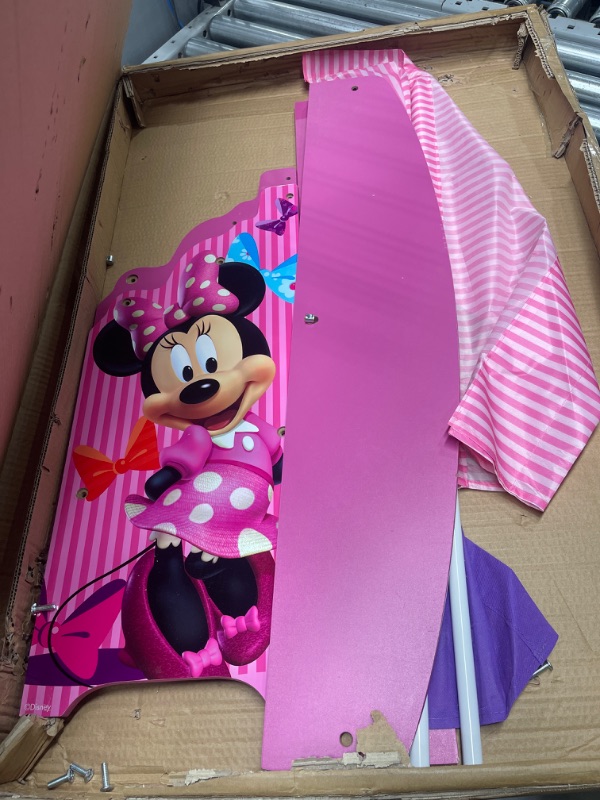 Photo 2 of Delta Children Deluxe Book & Toy Organizer - Greenguard Gold Certified, Disney Minnie Mouse