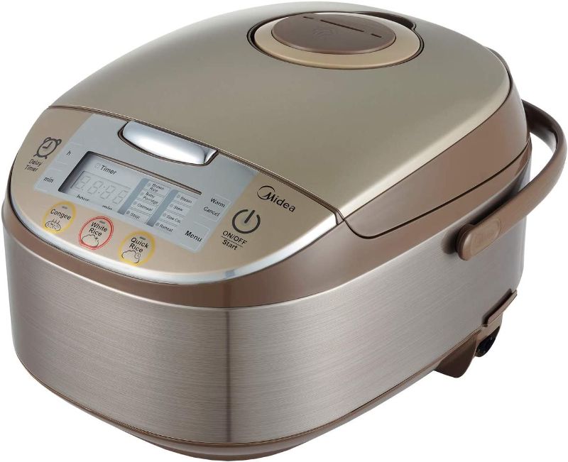 Photo 1 of ****TESTED/ TURNS ON*** Midea Micom Rice Cooker, Digital Multi-Functional Ricer Cooker/Steamer, Brown Rice, Slow Cooker (3L/5.5Cup, Champange) MB-FS3017
