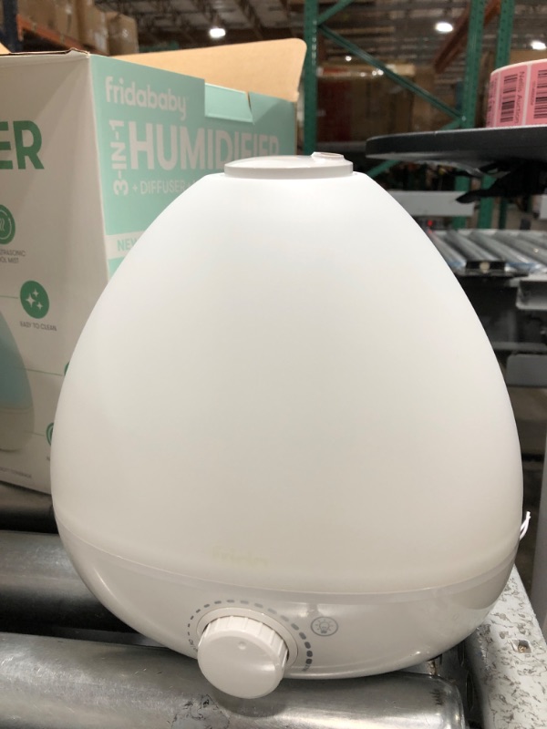Photo 3 of ***TESTED/ TURNS ON*** Frida Baby Fridababy 3-in-1 Humidifier with Diffuser and Nightlight, White