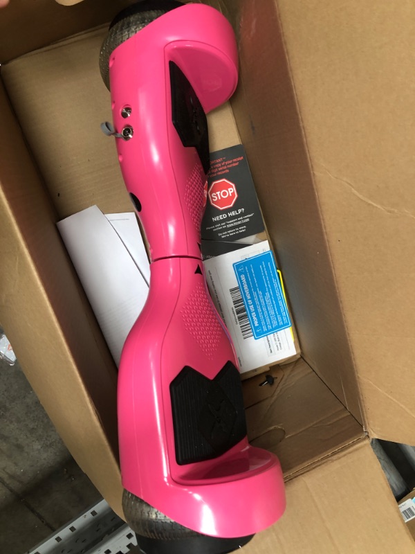 Photo 2 of *parts only* Hover-1 i-200 Electric Hoverboard | 7MPH Top Speed, 6 Mile Range, 6HR Full-Charge, Built-in Bluetooth Speaker, Rider Modes: Beginner to Expert, Pink