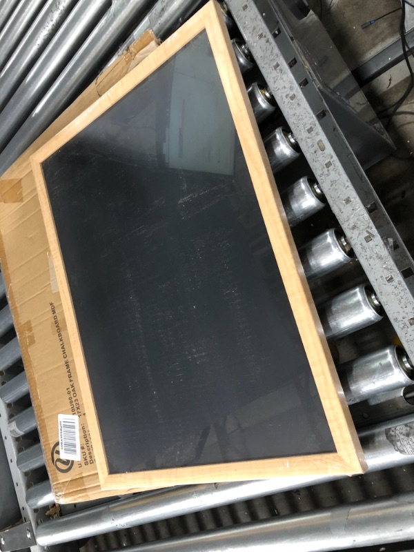 Photo 1 of U Brands Chalkboard, 17 x 23 Inches, Birch Wood Frame (310U00-01)