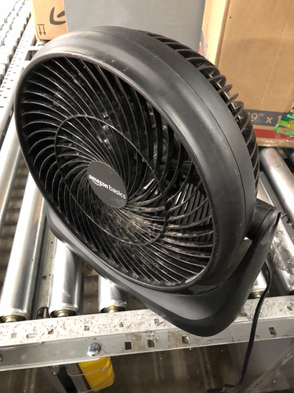 Photo 2 of ***MOTOR TURNS ON BUT BLADES DO NOT MOVE***Amazon Basics 3 Speed Small Room Air Circulator Fan, 11-Inch 11-Inch Air Circulator Fan