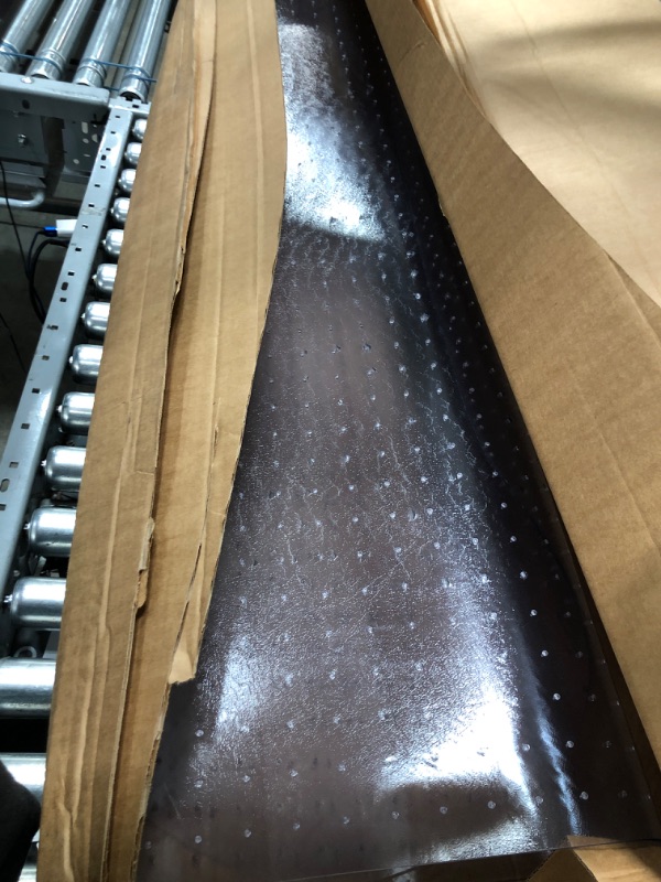 Photo 1 of Evolve 45" x 60" Clear Office Chair Mat with Rounded Corners for Medium Pile Carpets, Made in The USA, C5E6003J